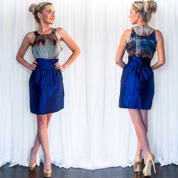 Alexia Admor Dresses & Skirts - Alexia Admor Silk Multicolor Contemporary Dress
